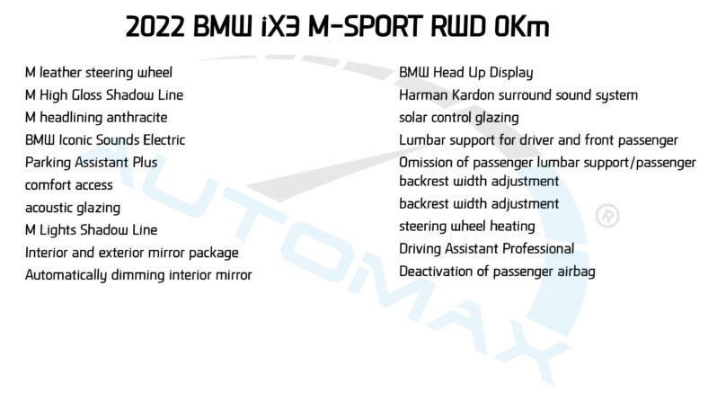 2022 BMW iX3 M-Sport RWD Dark Graphite Metallic full