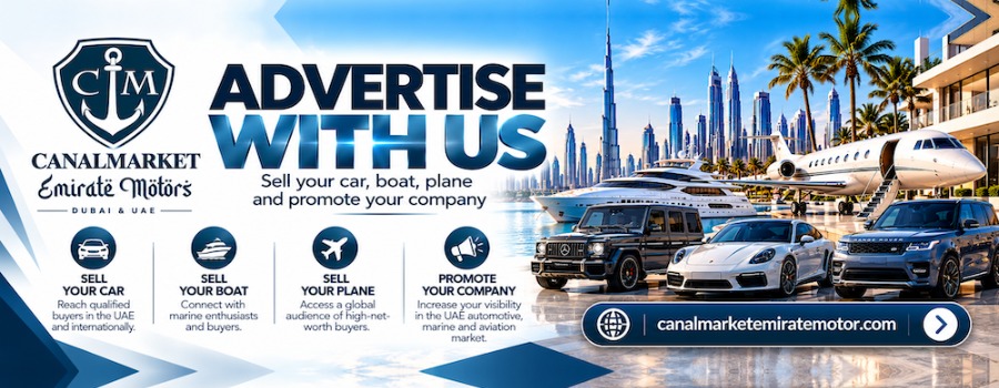 Advertise with CanalMarket Emirate Motors: sell your car, boat or plane and promote your company in Dubai and the UAE